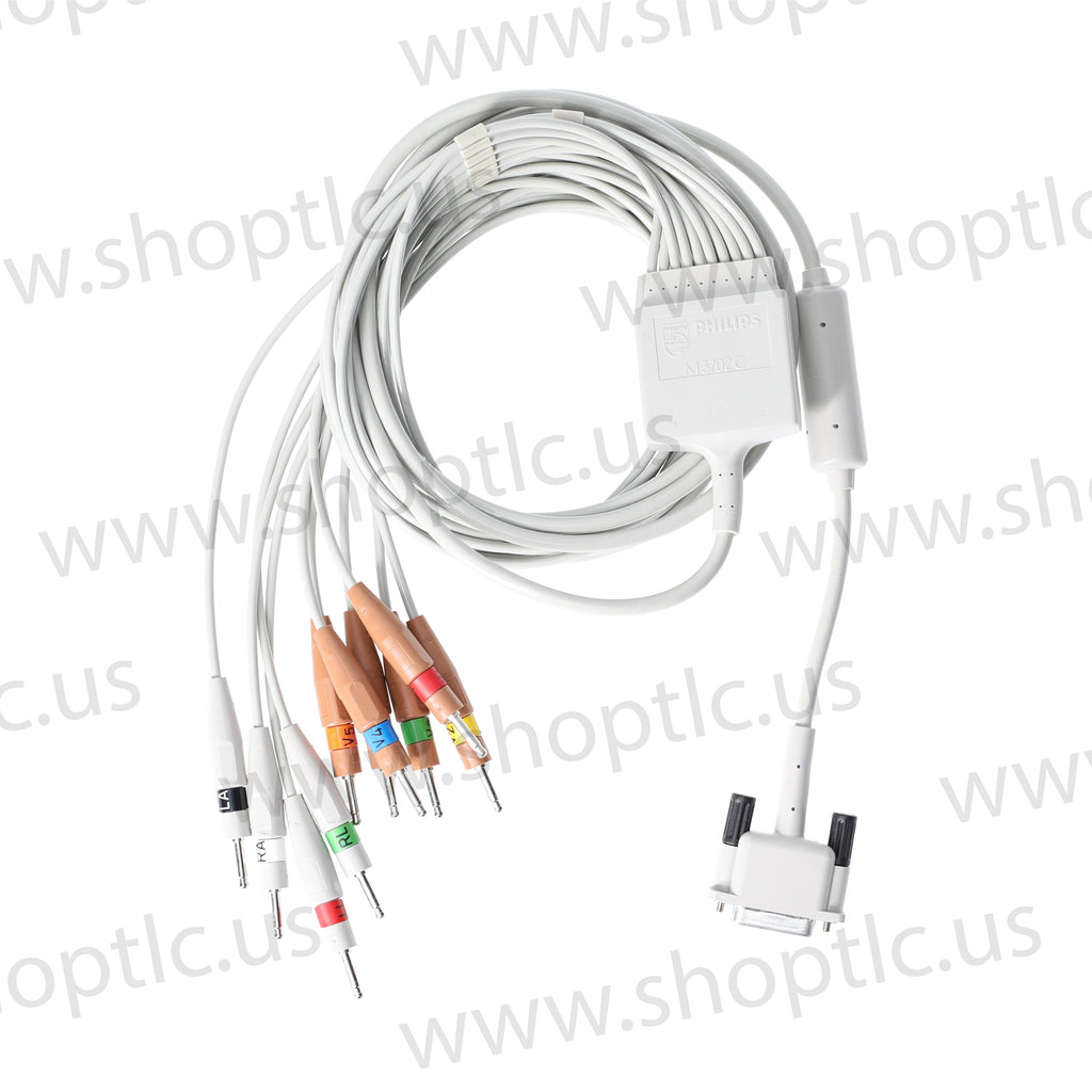 Philips Resting ECG Patient Cable - M3702C