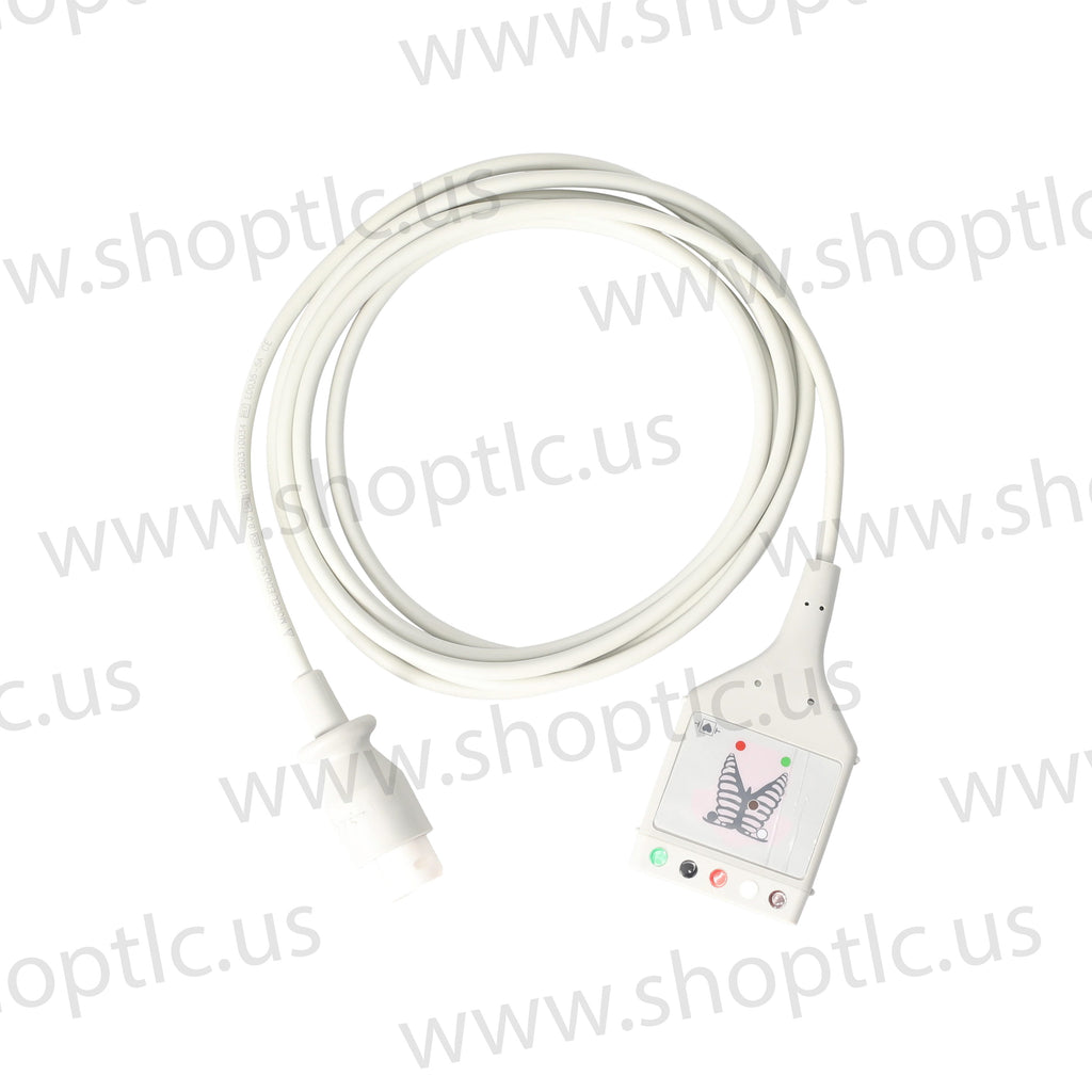 ECG Trunk Cable, 5-Ld, 9ft., AAMI 989803104351 - ED035-5A