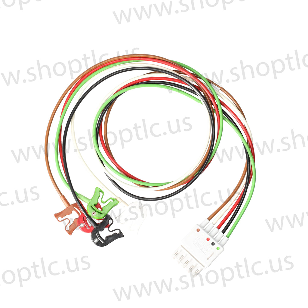 Philips Healthcare Compatible 5 Lead Set Grabber IEC Telemetry Colored Wires - 989803137251