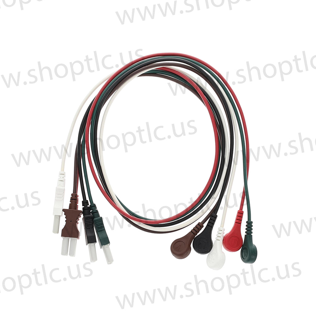 Spacelabs 5 Lead Wire Set, Snap - 700-0007-08