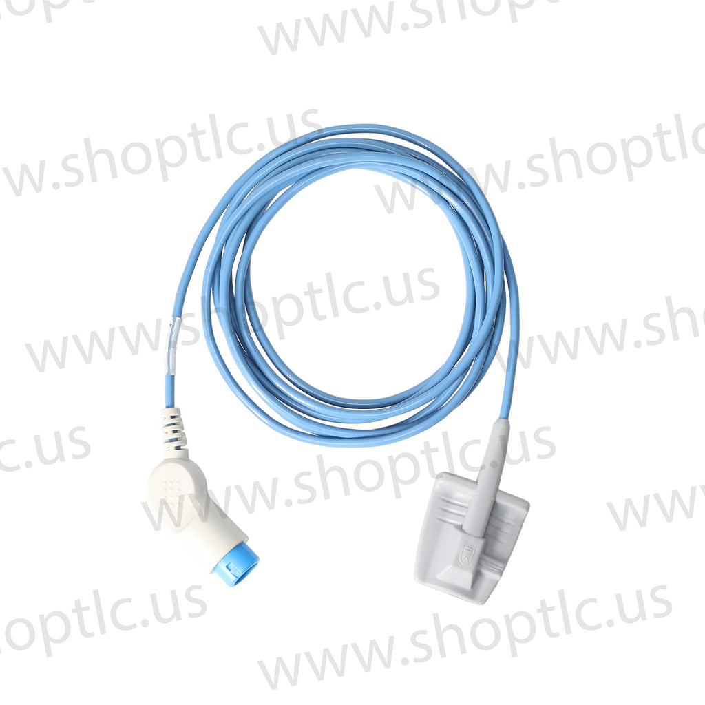 HP(Philips) Compatible SPO2 Adult Sensor, Silicone, 12-pin to 9-pin, 3M - S0003D-L