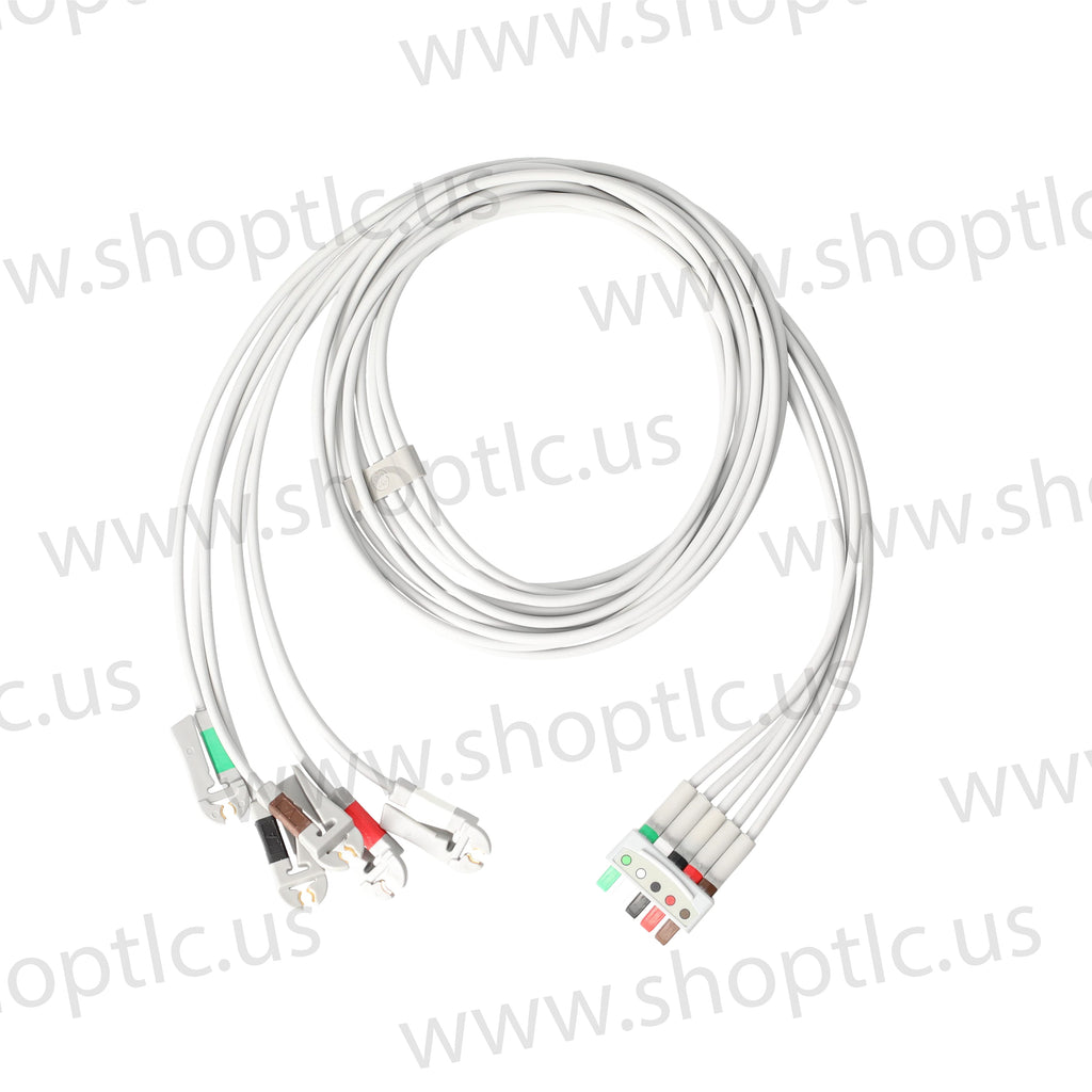 Multi-Link ECG Leadwire set, 5-Lead, Grabber, AHA, 51in - 2106391-002