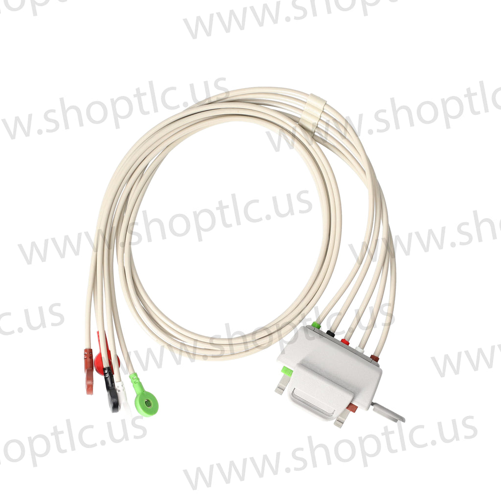 Philips 5 Leadwire ECG Telemetry Snap Cable 3 ft. - M2592A