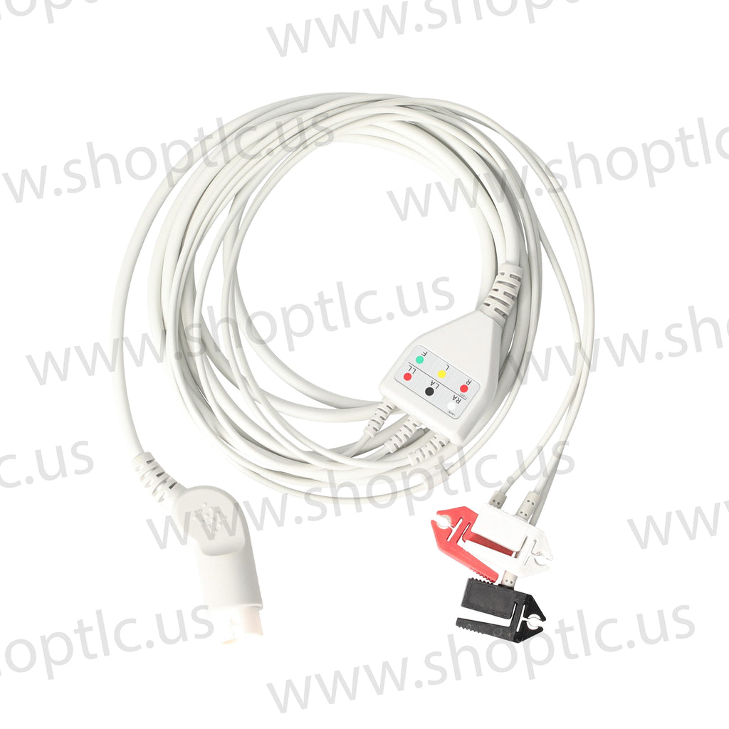 Cable, ECG, 3-Ld Grab, 9ft., 36in. Leads - EA023C3A