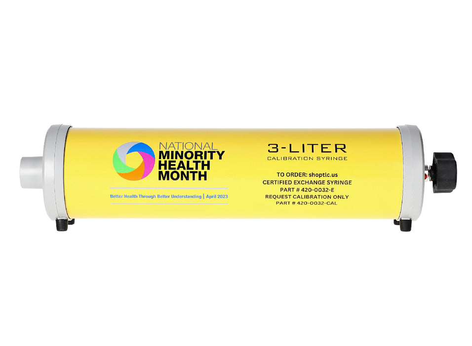 National Minority Health Month - 3 Liter Calibration Syringe