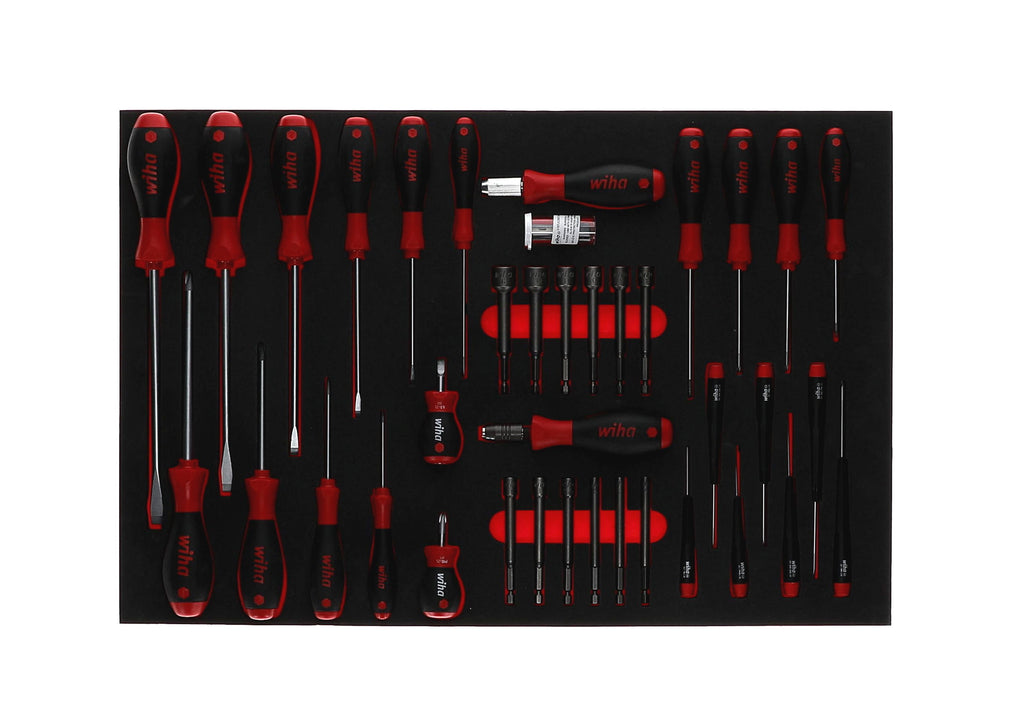 WiHa 3-Drawer Biomedical Tool Kit, with Custom Foam Inserts